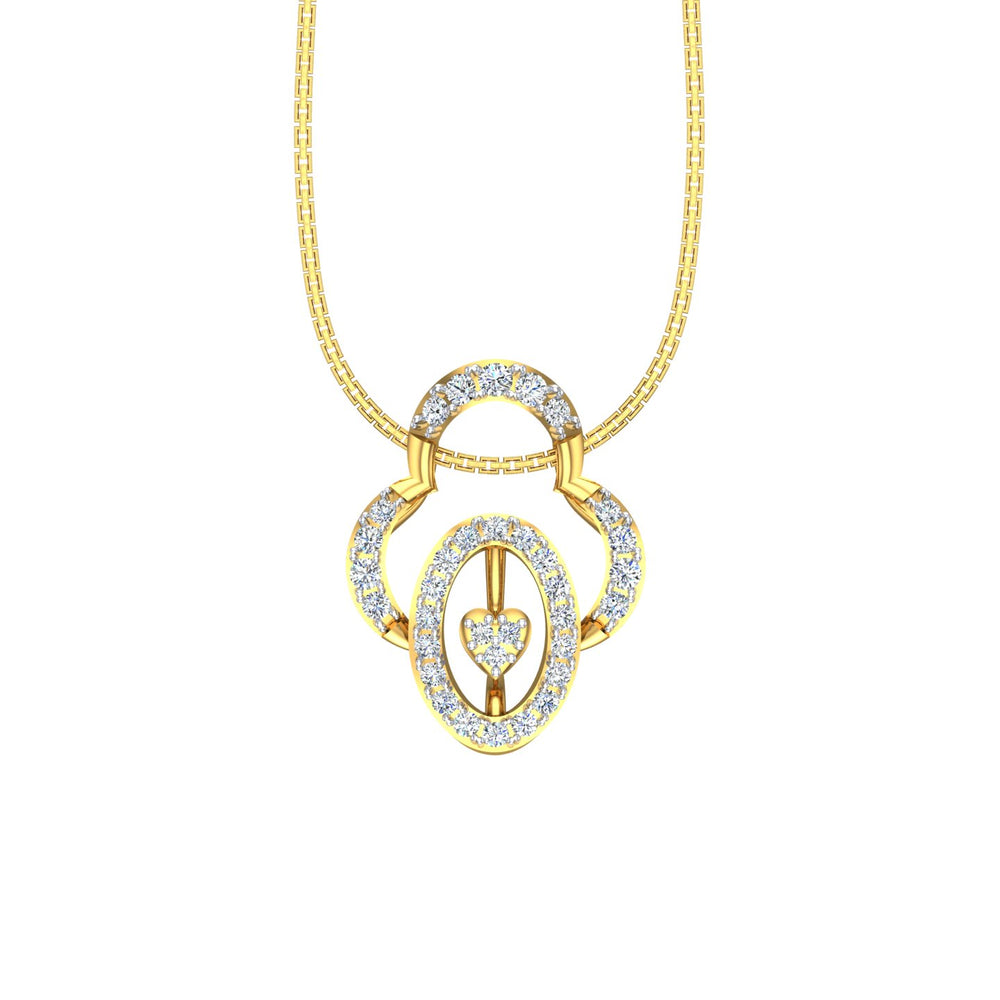 The Imperial Padlock Heart Pendant