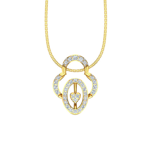 The Imperial Padlock Heart Pendant
