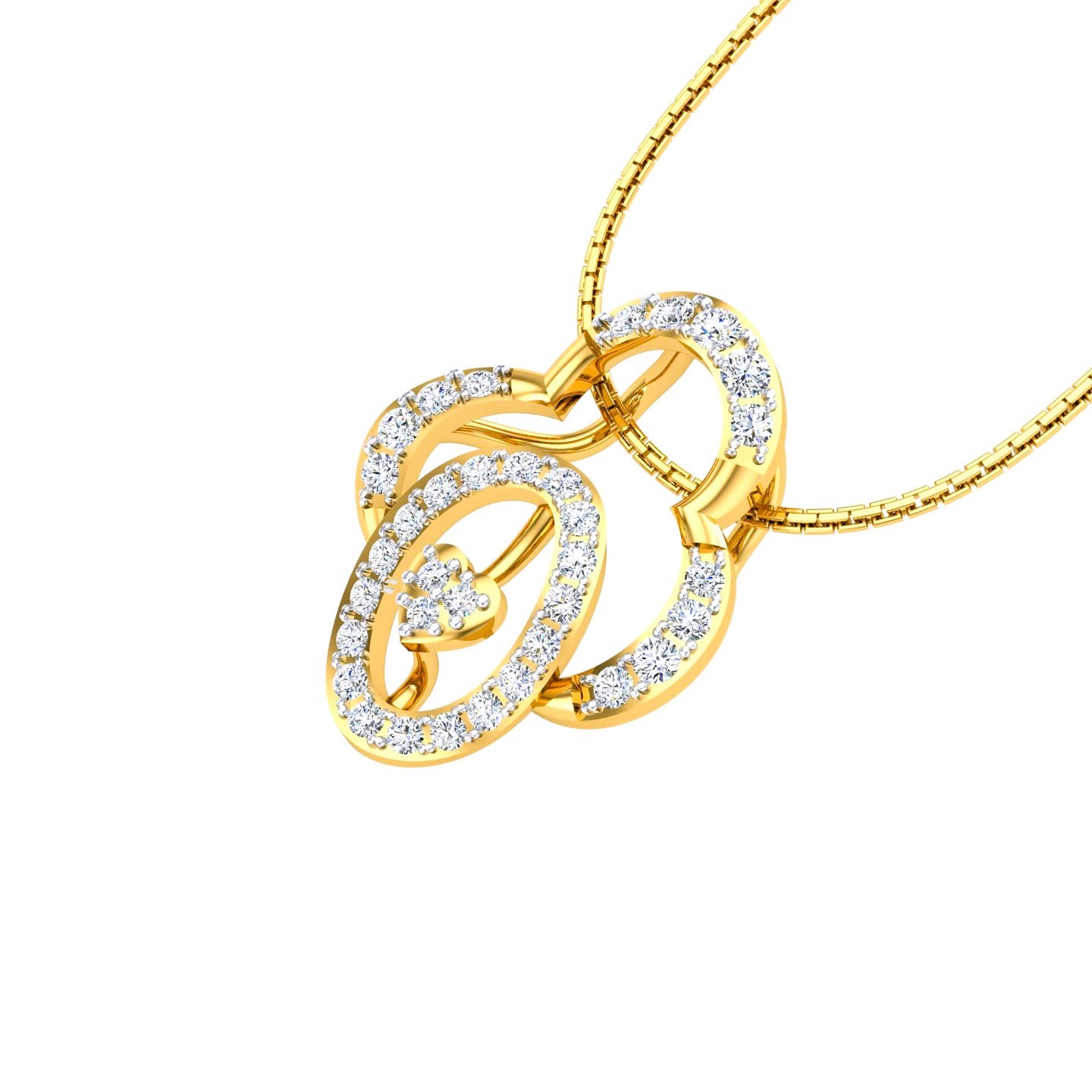 The Imperial Padlock Heart Pendant