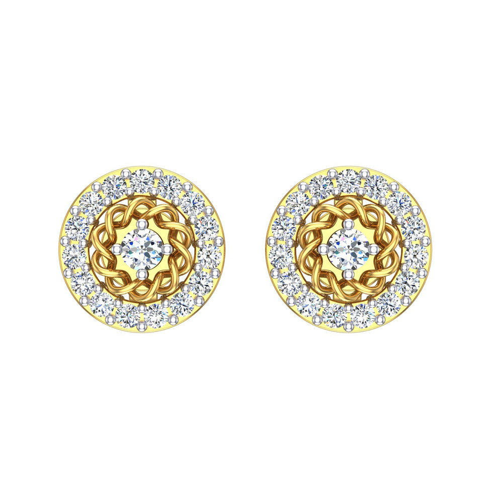 Eternal Rosette Diamond Studs