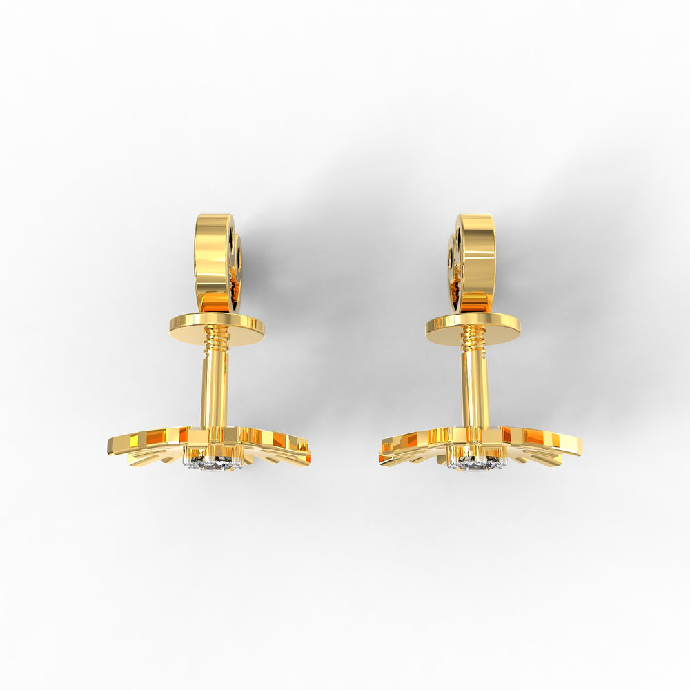 Solar Crest Diamond Studs
