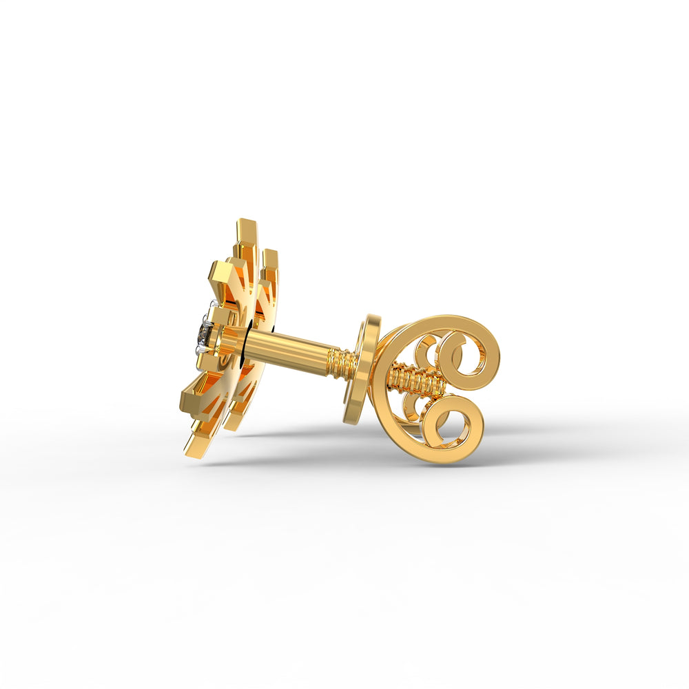 Solar Crest Diamond Studs