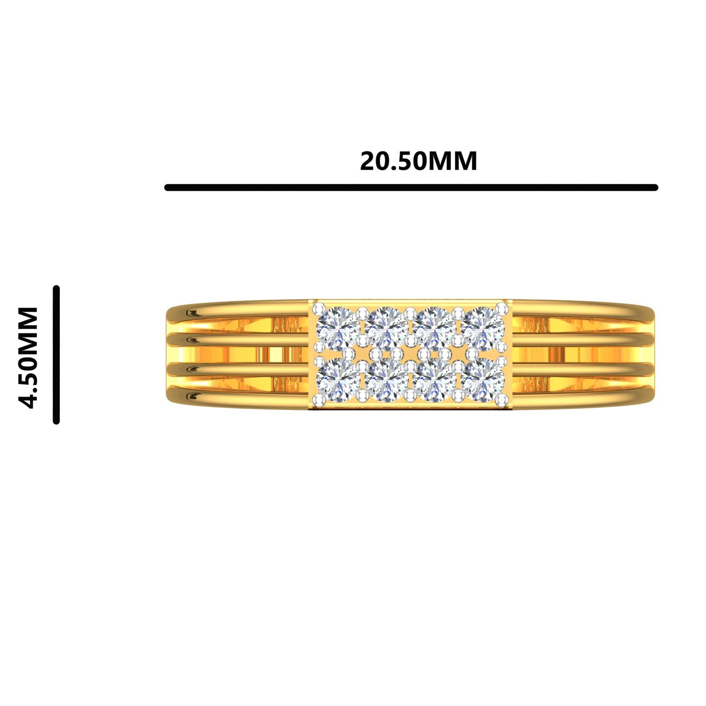 Imperial Trinity Diamond Ring