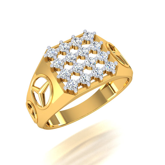Trinity Crest Diamond Ring