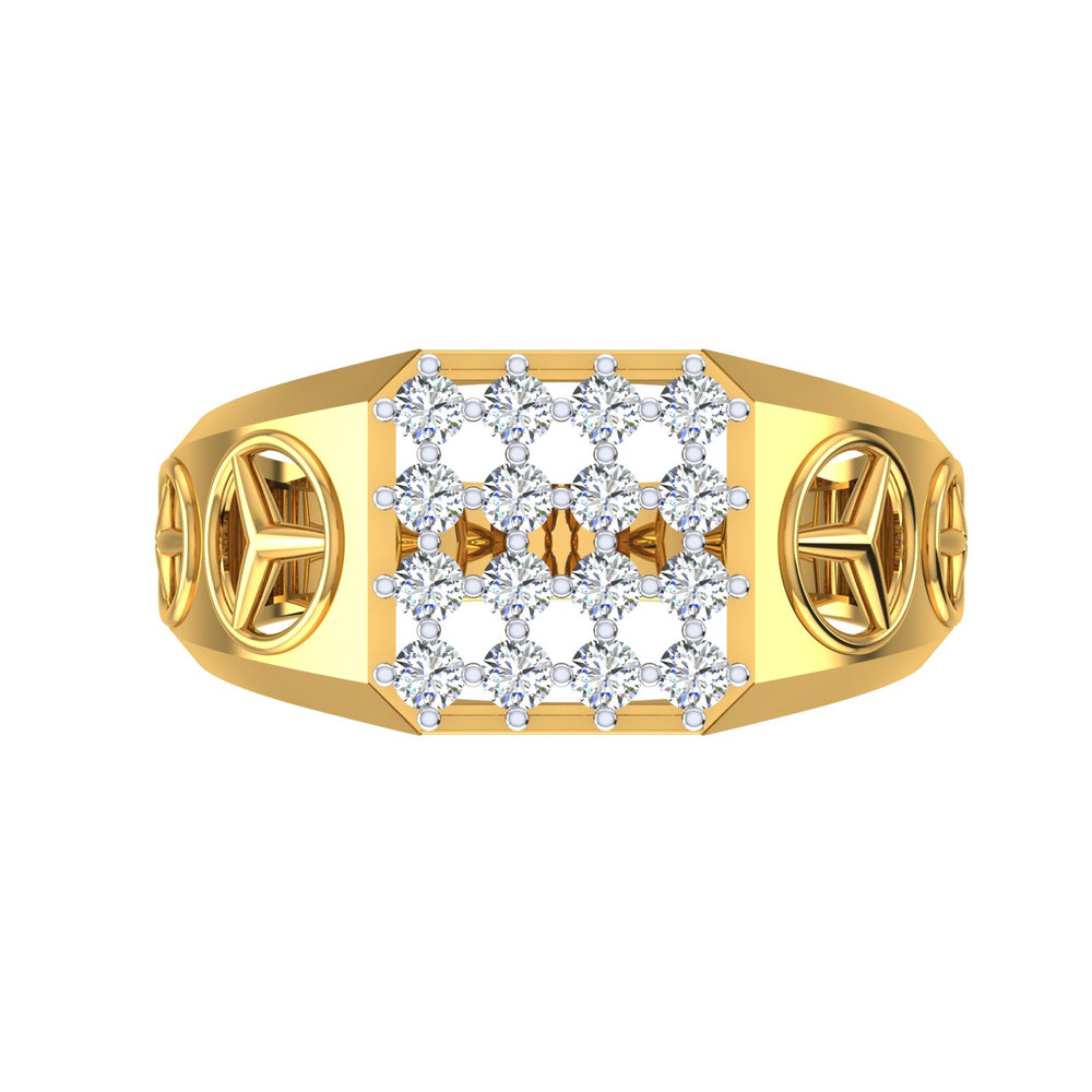 Trinity Crest Diamond Ring