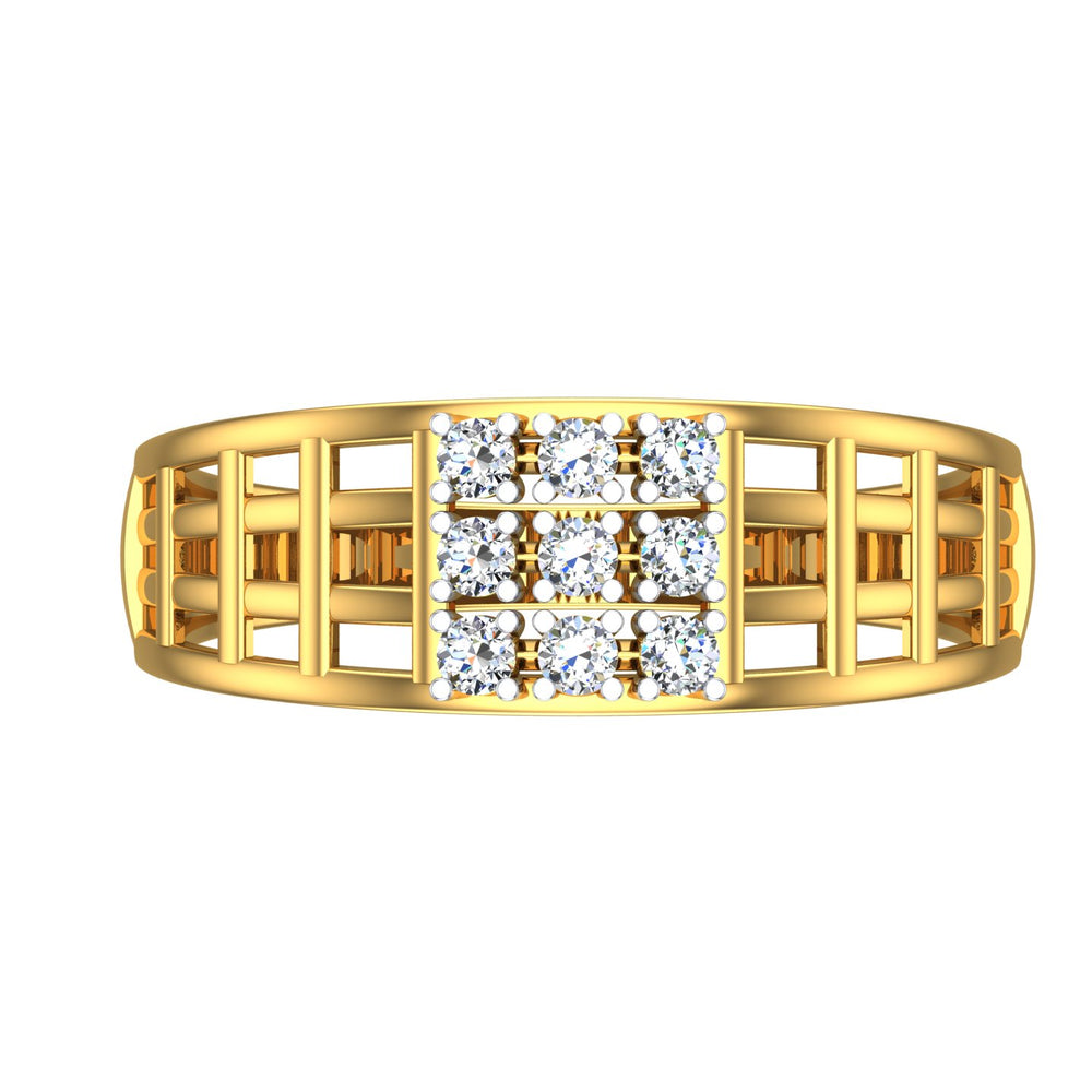 Regal Lattice Diamond Ring