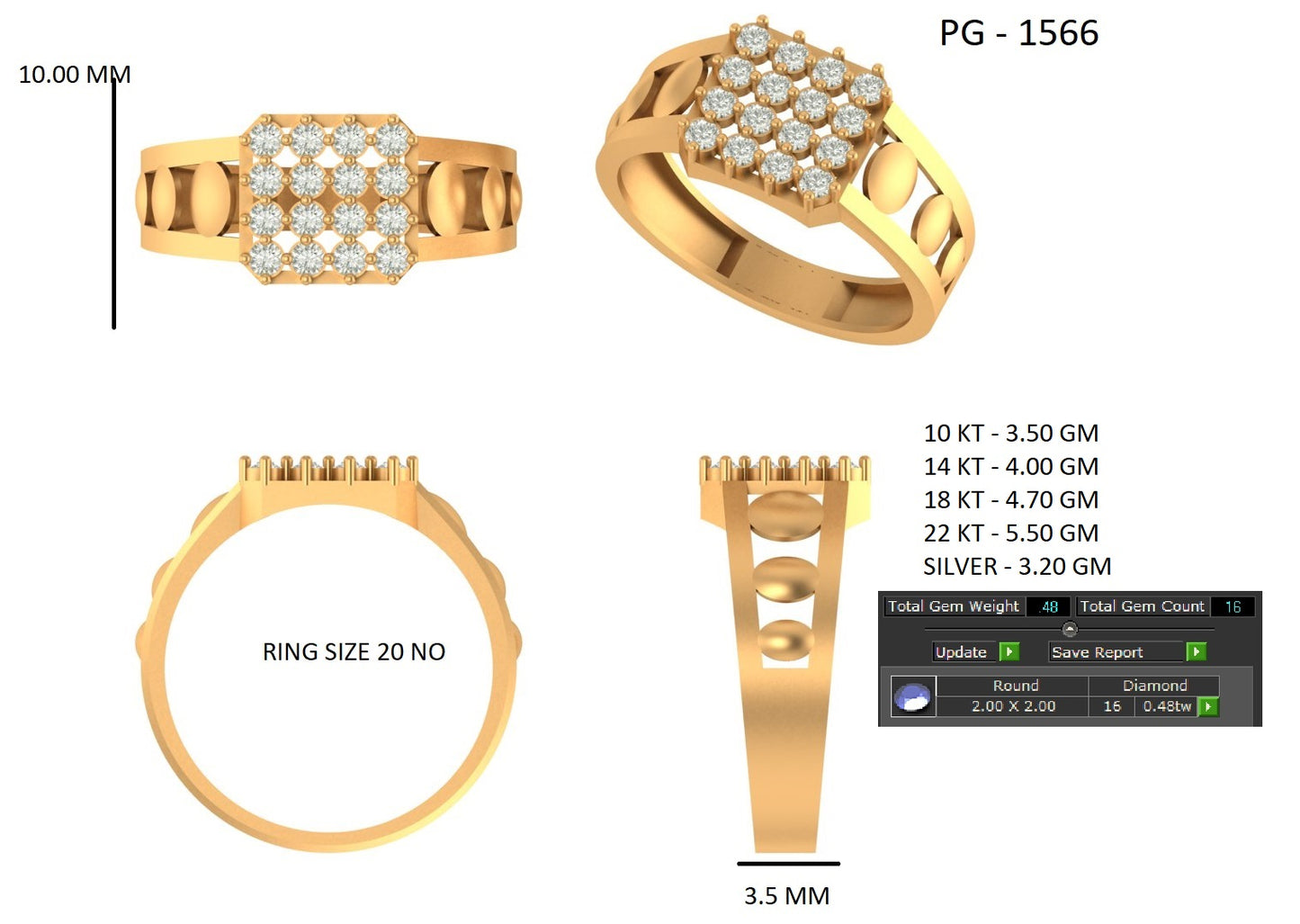 Dynasty Link Diamond Ring