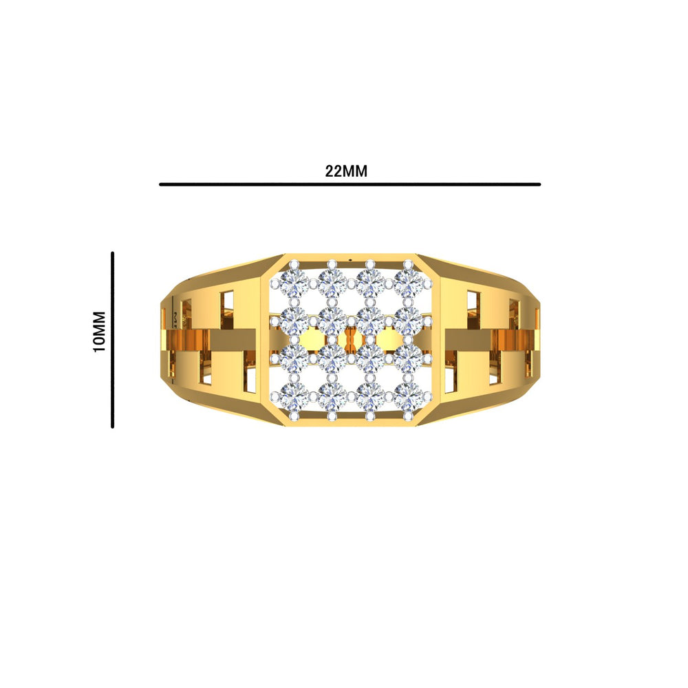 Royal Crossfire Diamond Ring