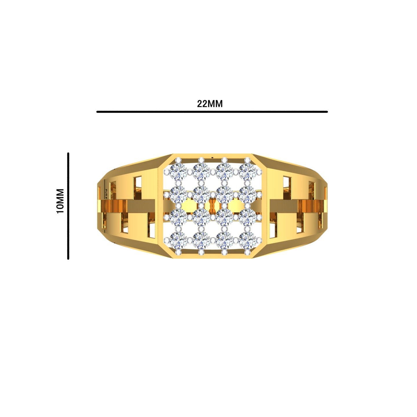 Royal Crossfire Diamond Ring
