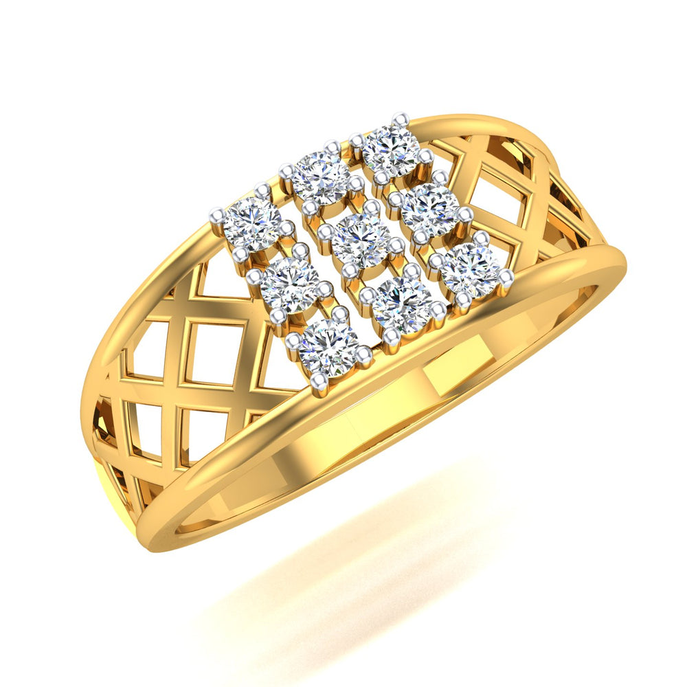 Diamond Trellis Ring
