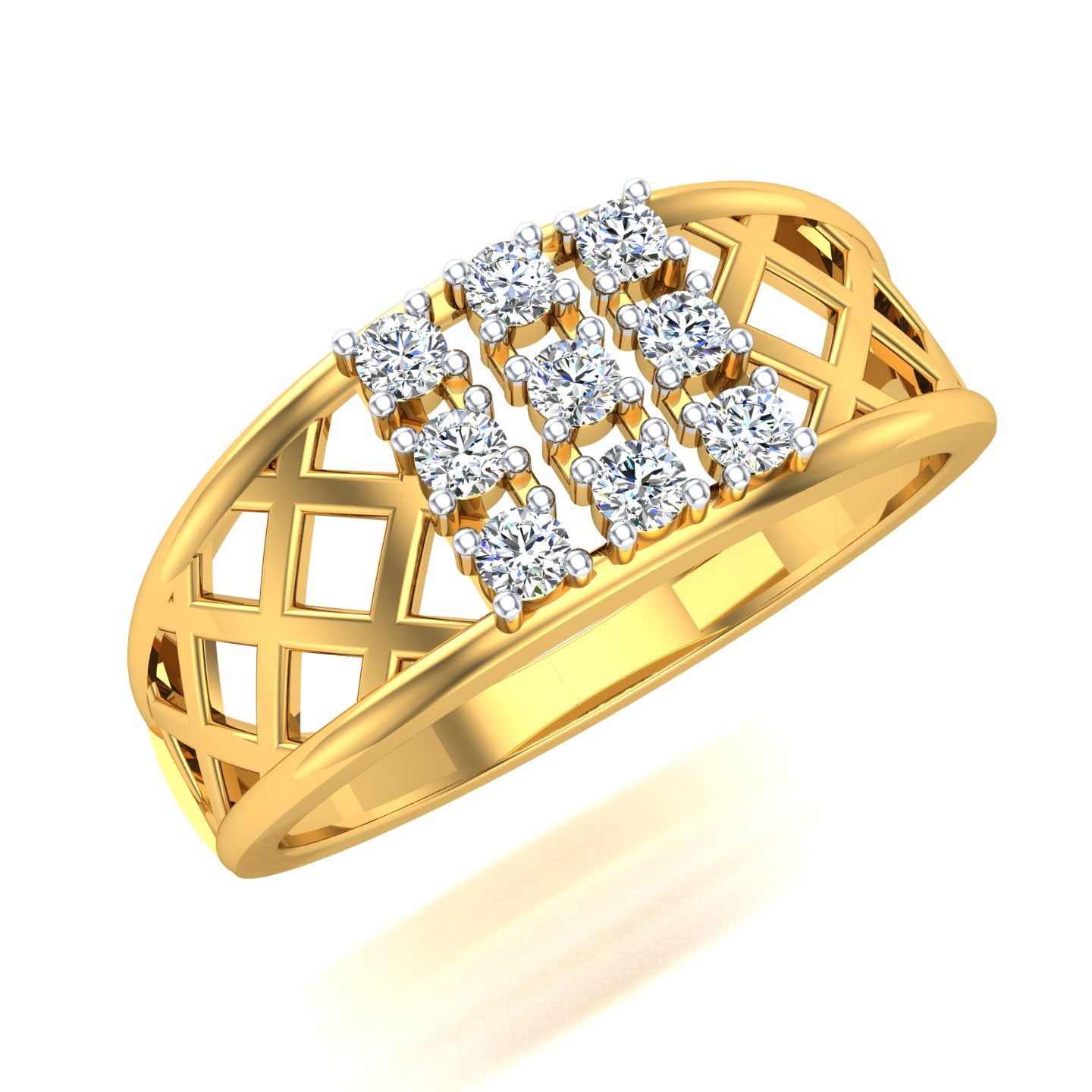 Diamond Trellis Ring