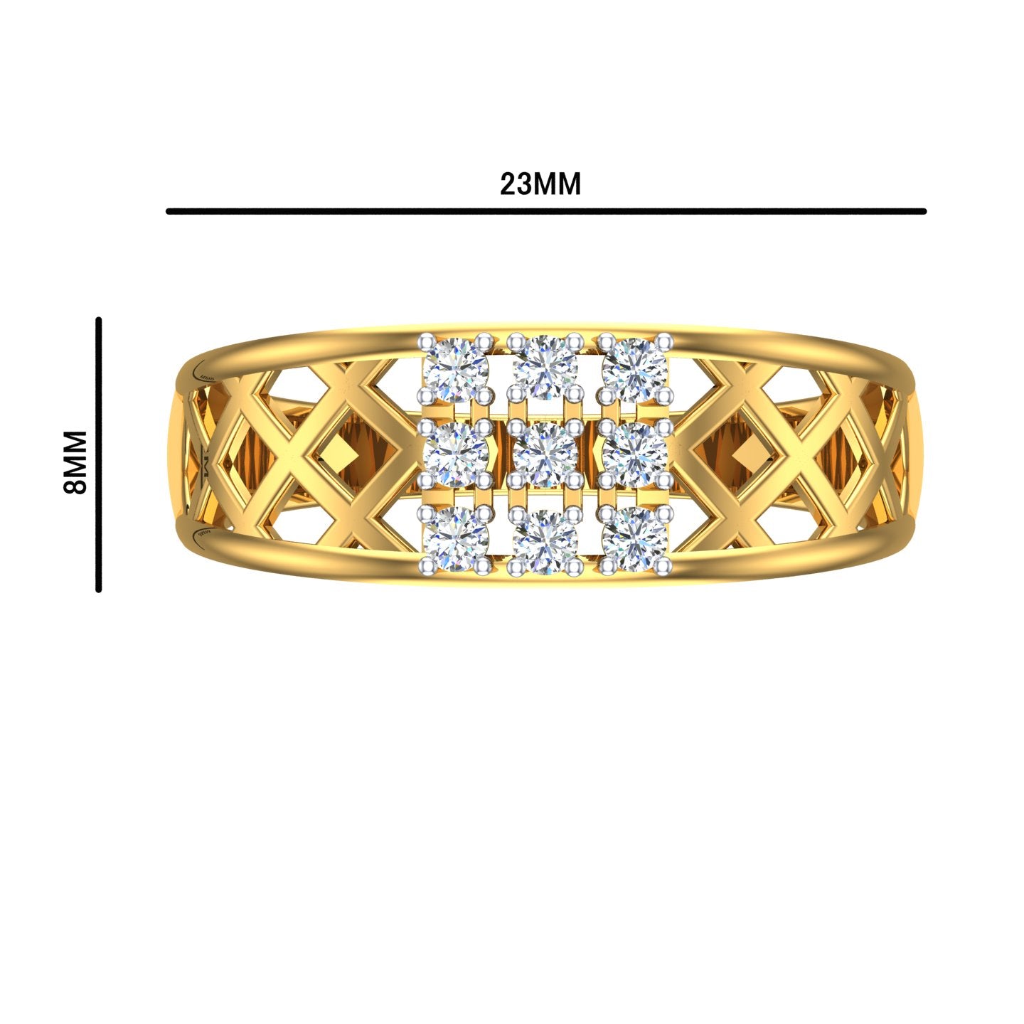 Diamond Trellis Ring