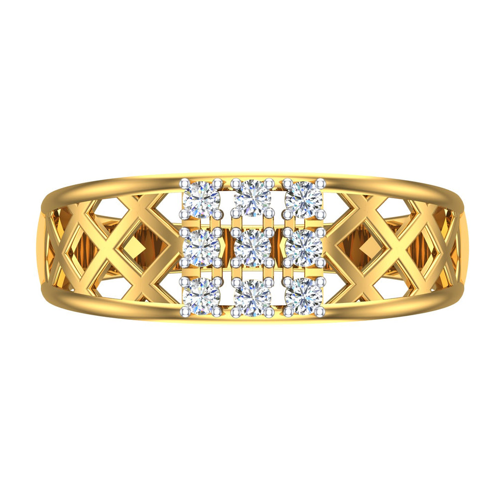 Diamond Trellis Ring