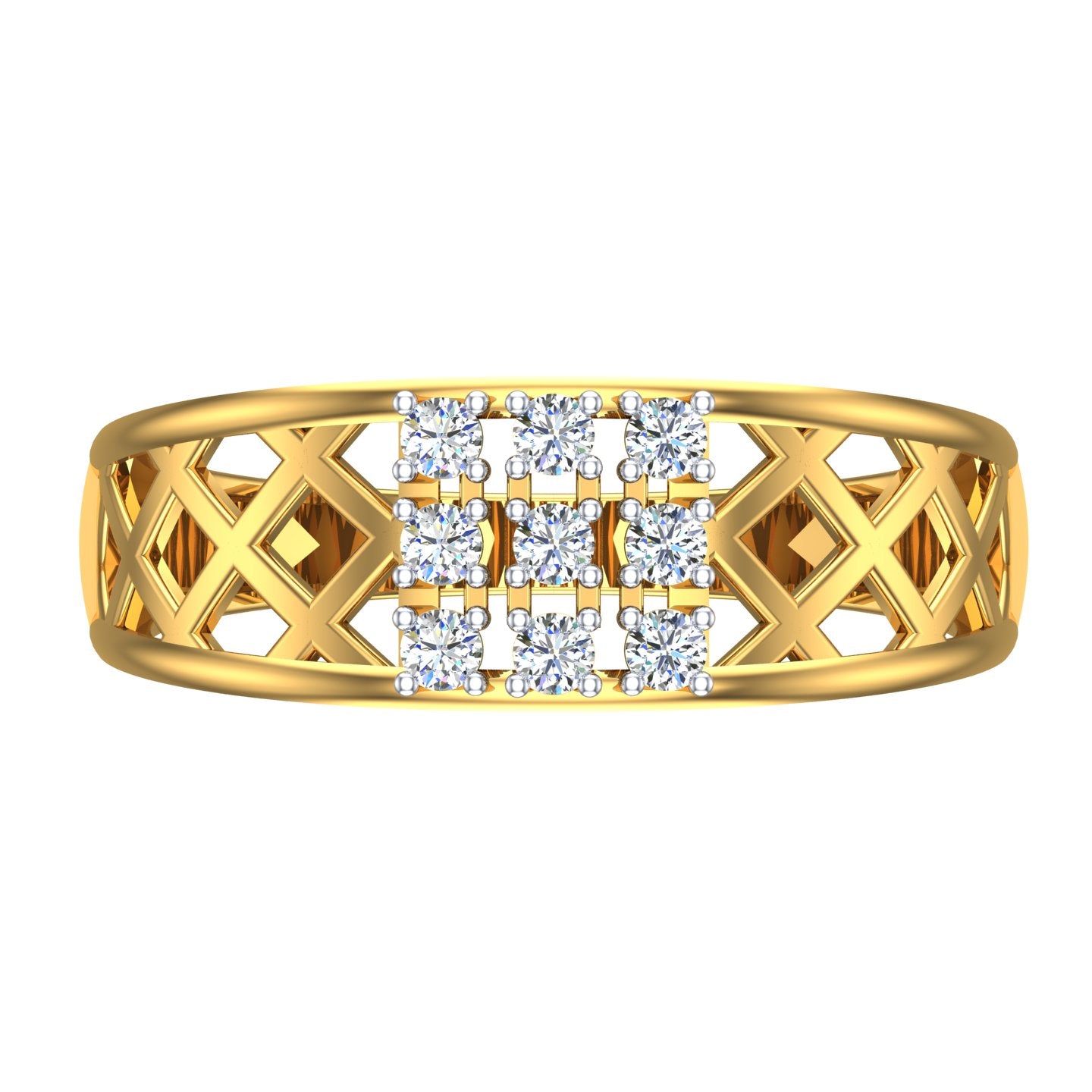 Diamond Trellis Ring
