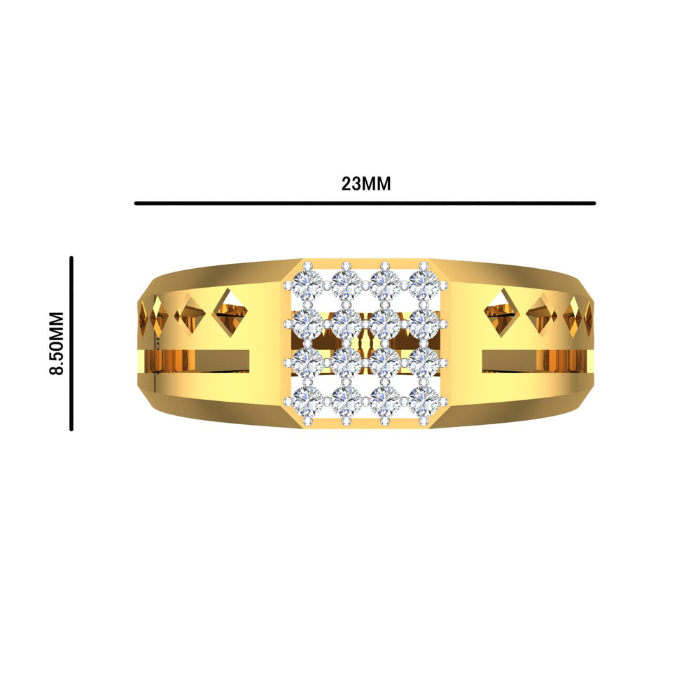 Monarch Prism Diamond Ring