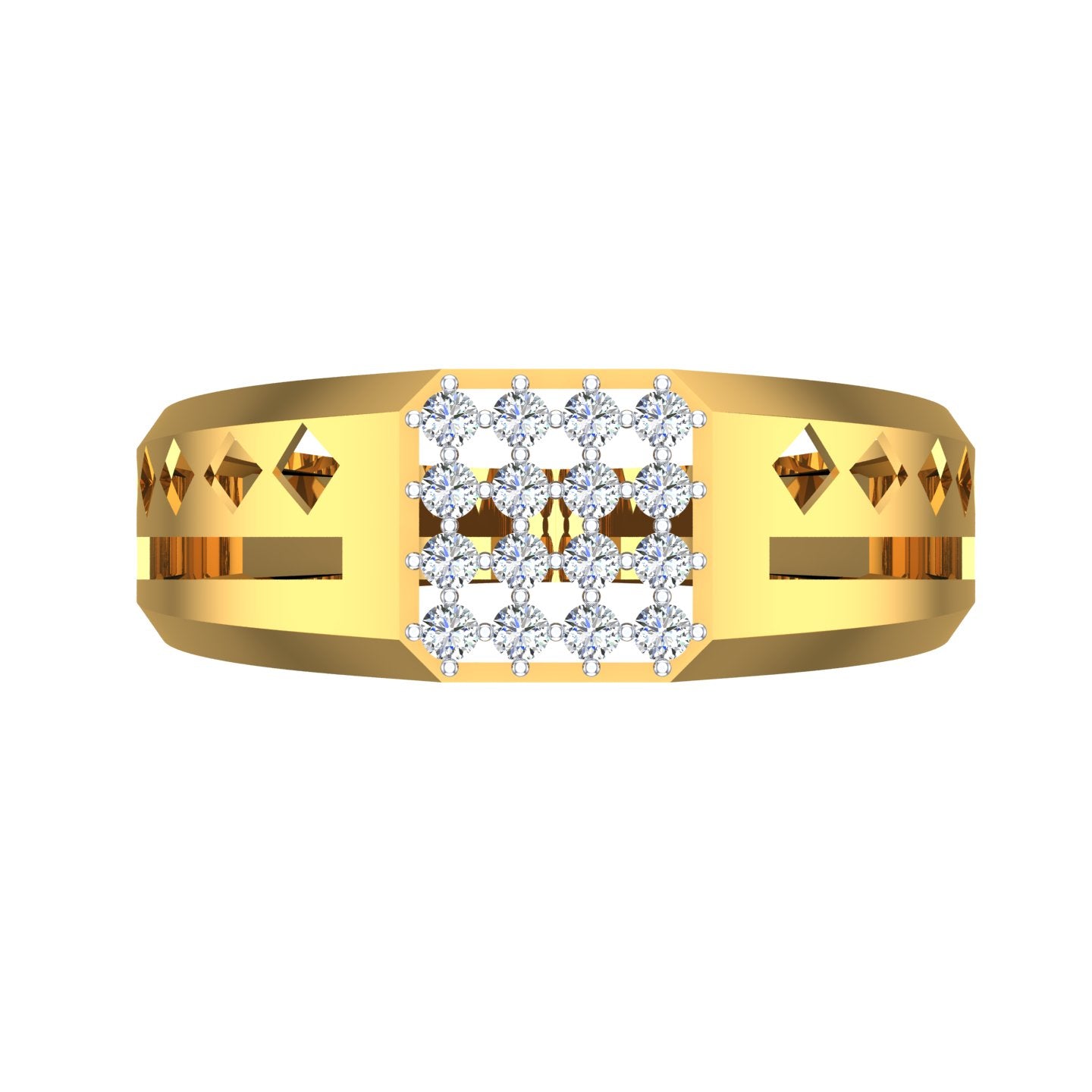 Monarch Prism Diamond Ring