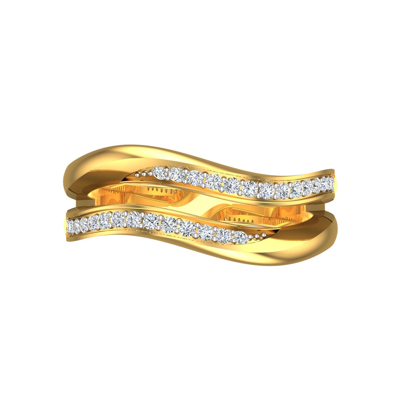 Aurora Twist Diamond Ring