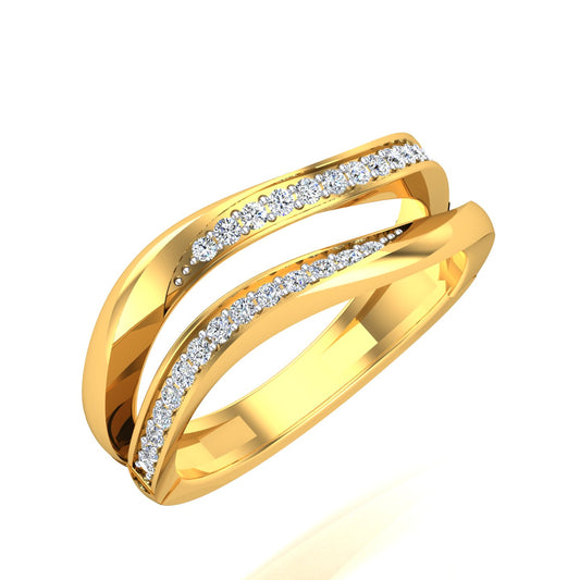 Aurora Twist Diamond Ring