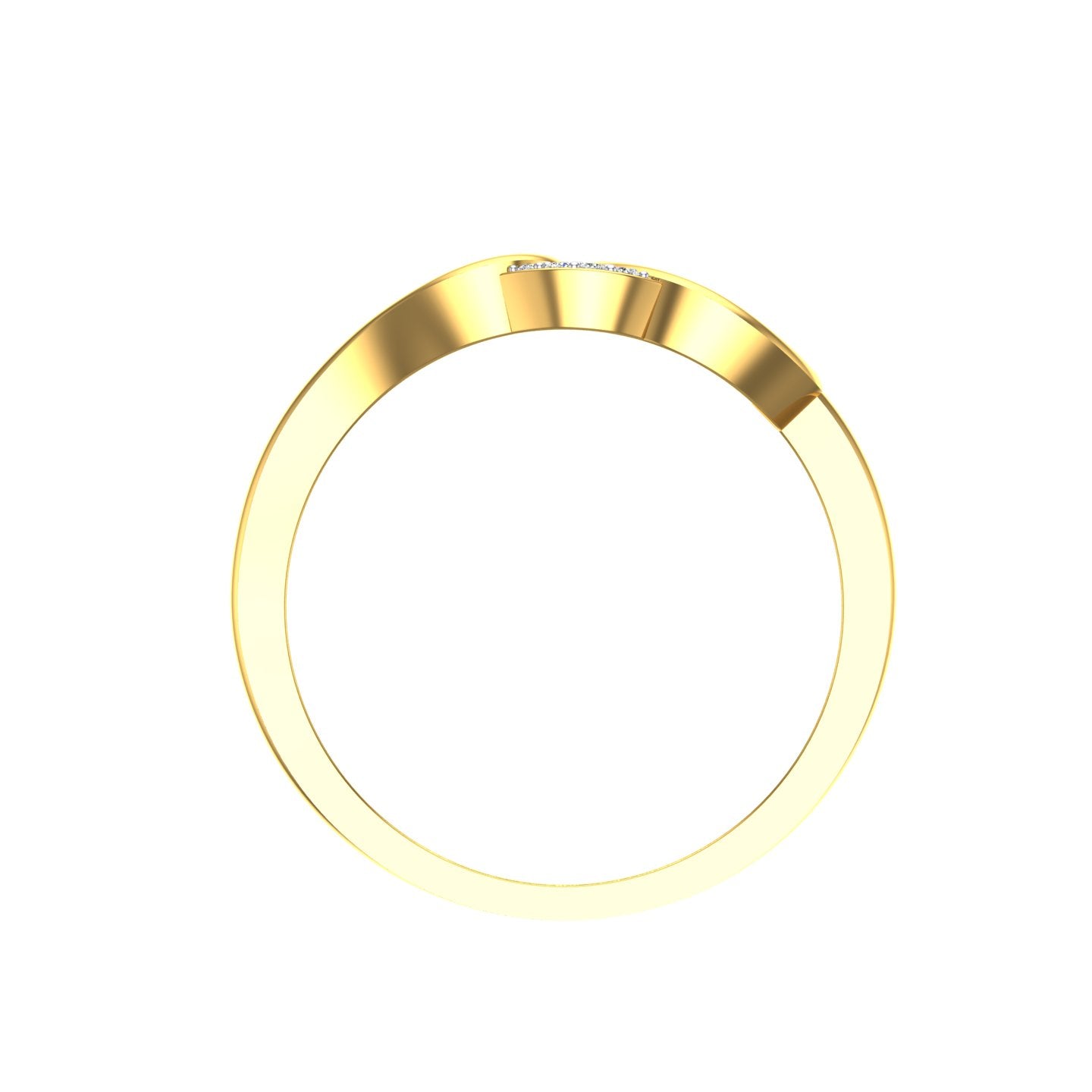 Eternal Leaf Twist Ring