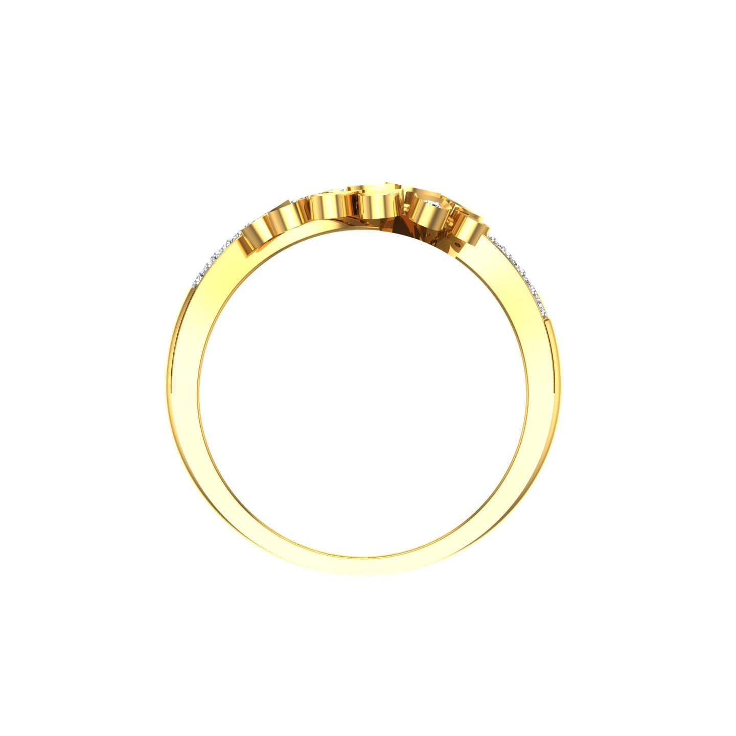Royal Peacock Plume Ring