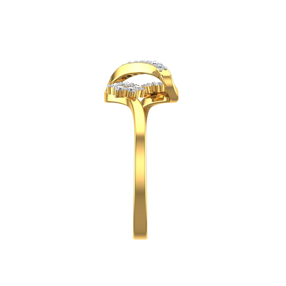 Twin Blossom Harmony Ring