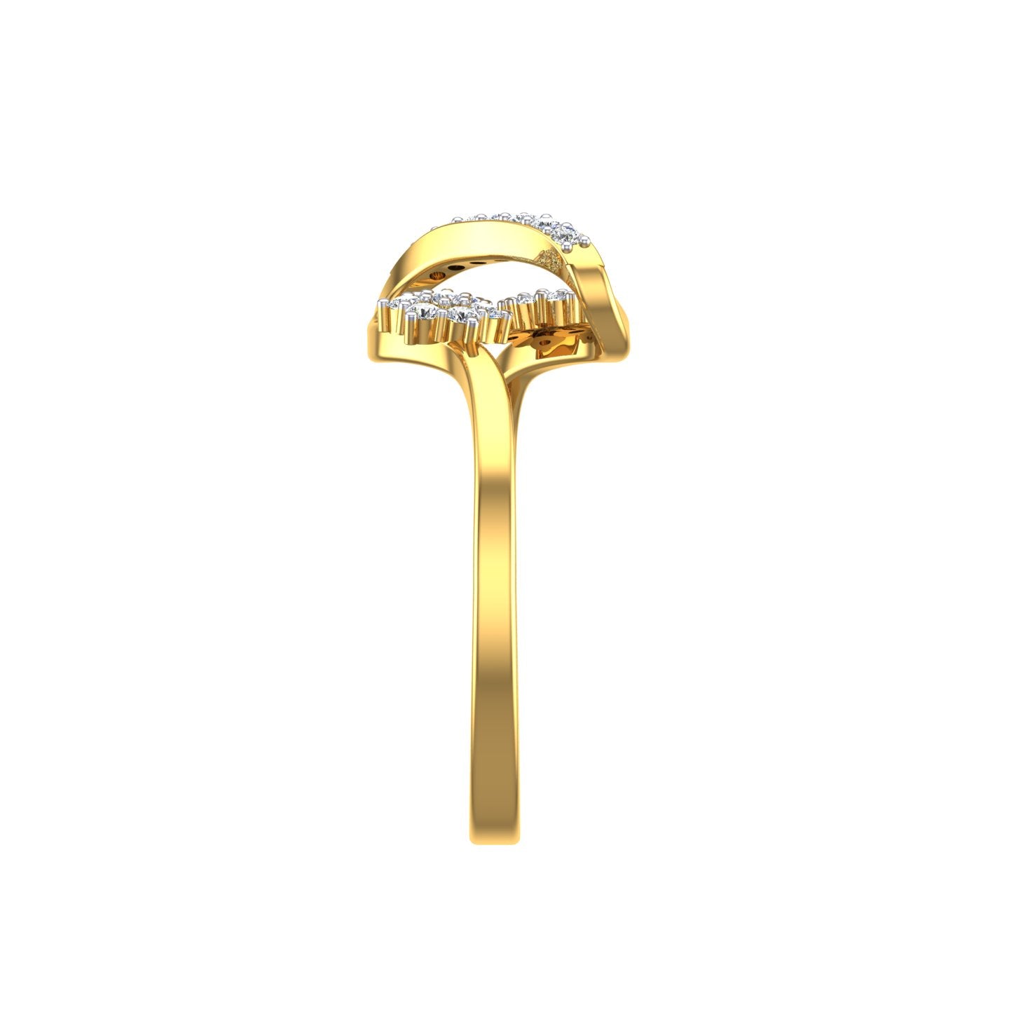 Twin Blossom Harmony Ring
