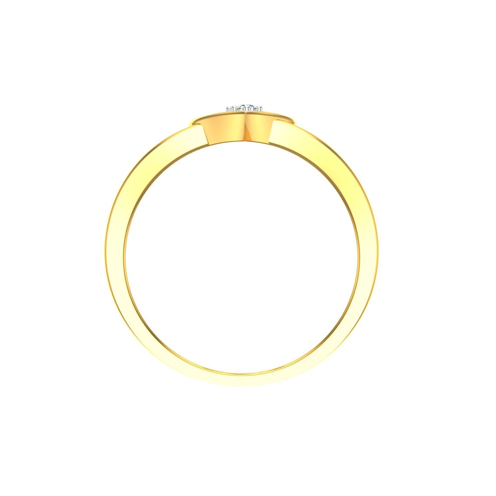 Twin Hearts Diamond Ring