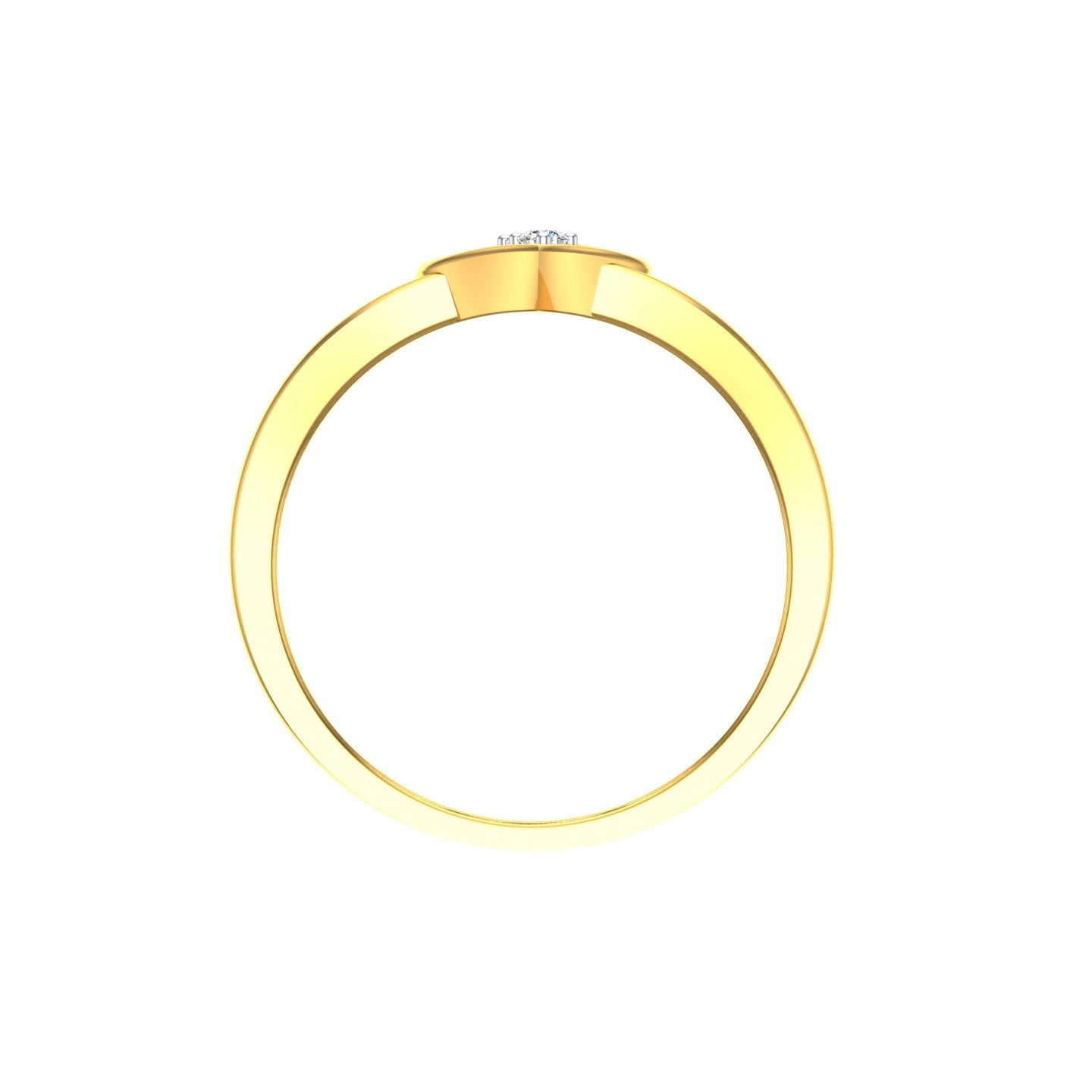 Twin Hearts Diamond Ring