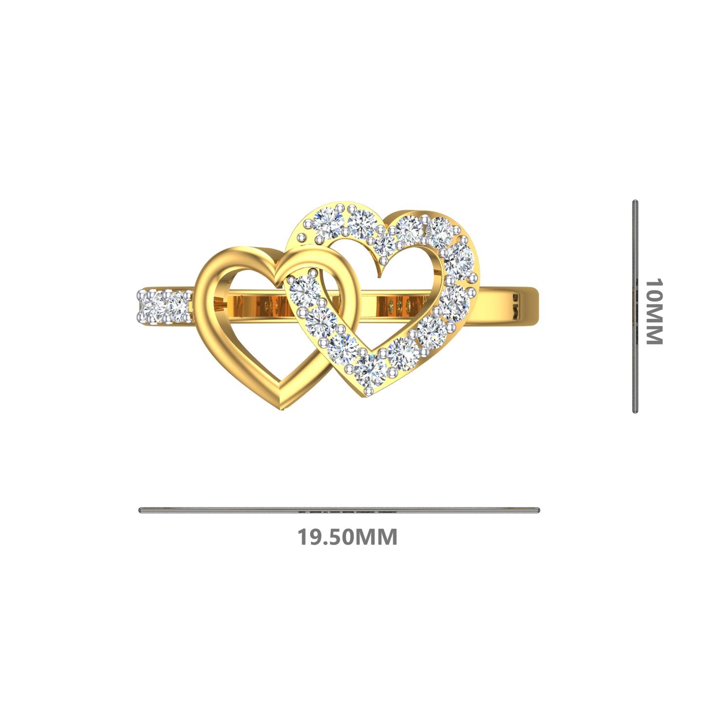 Eternal Hearts Diamond Ring