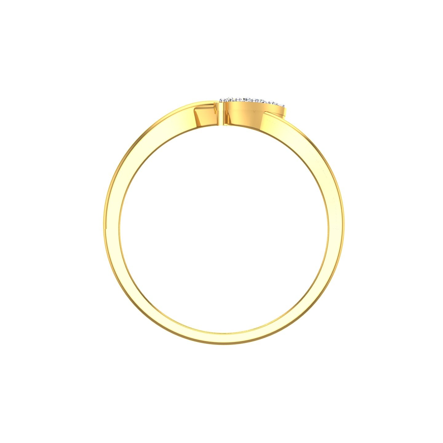 Infinity Heart Diamond Ring
