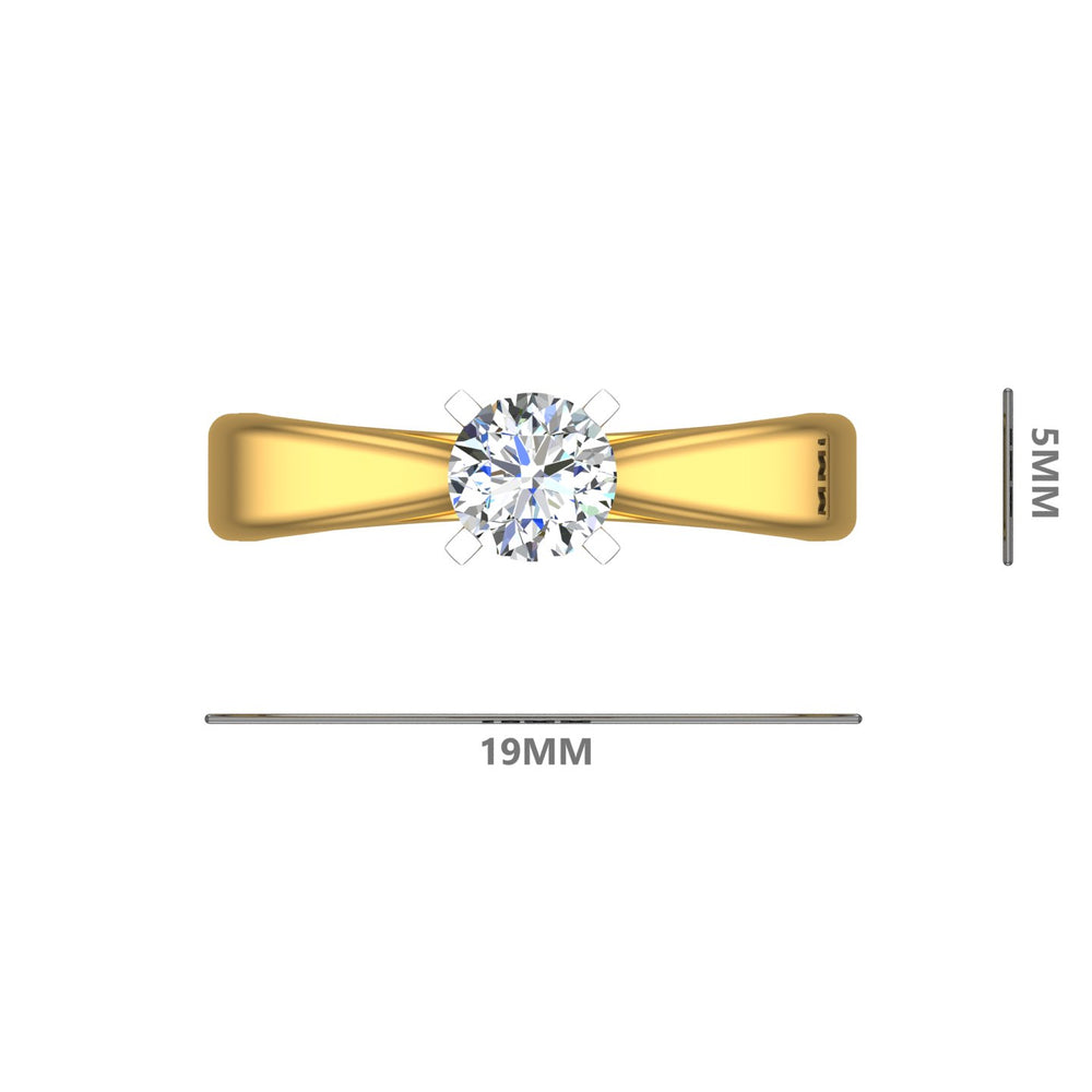 Infinity Heart Diamond Ring