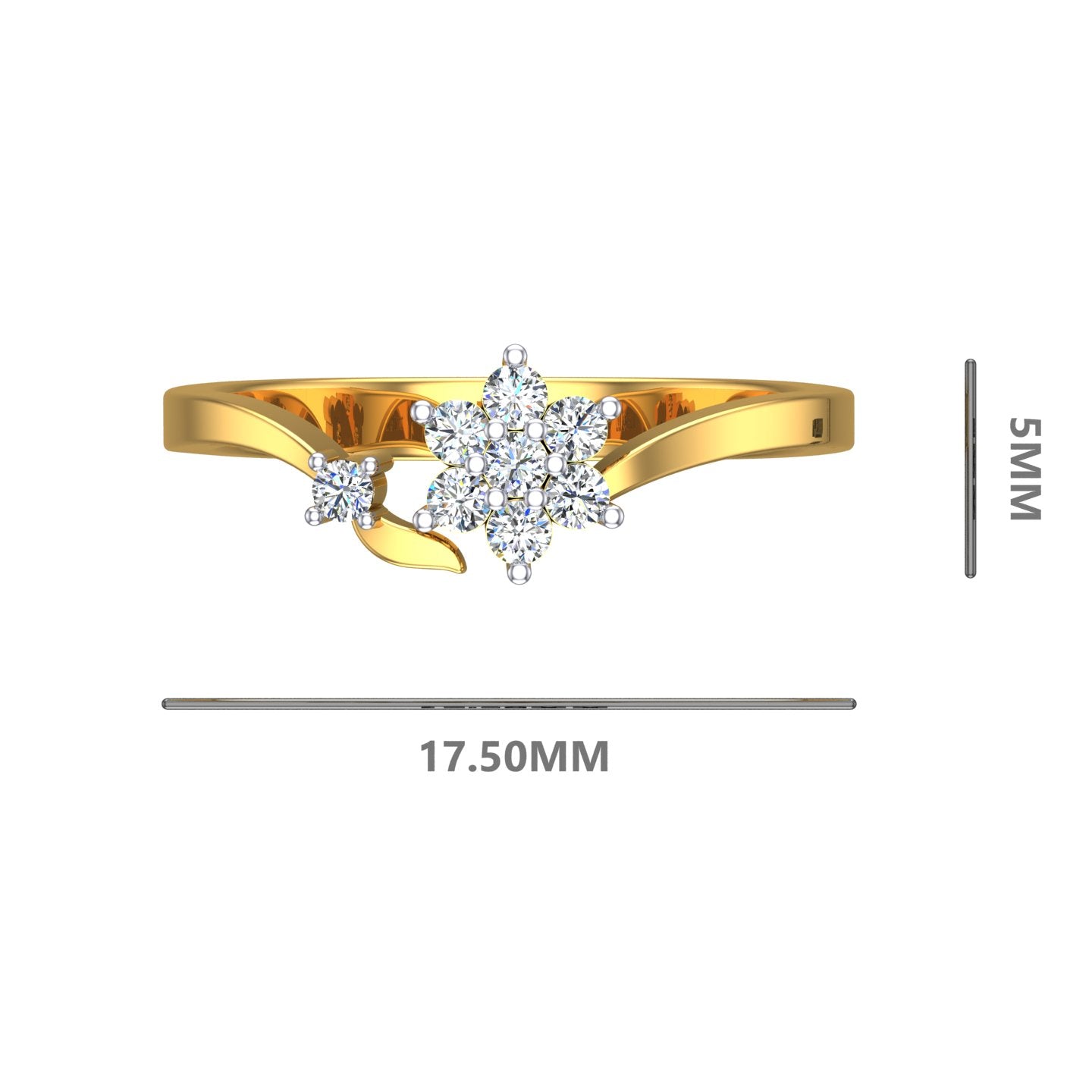 Daisy Sparkle Diamond Ring
