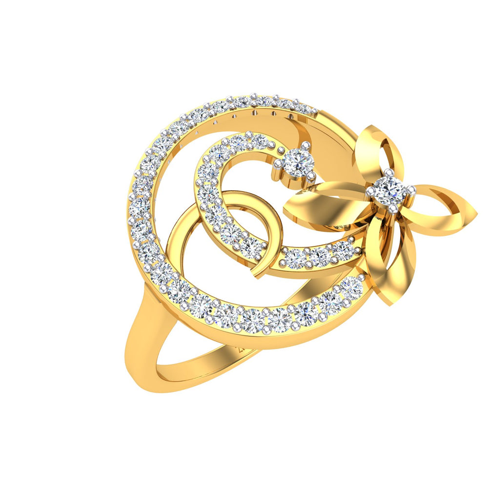 Celestial Bloom Diamond Ring