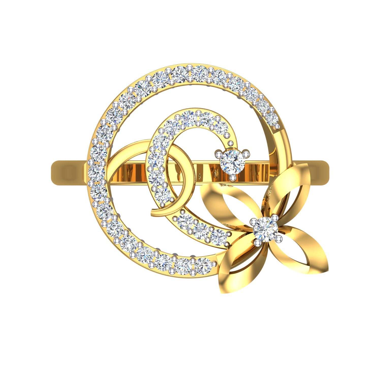 Celestial Bloom Diamond Ring