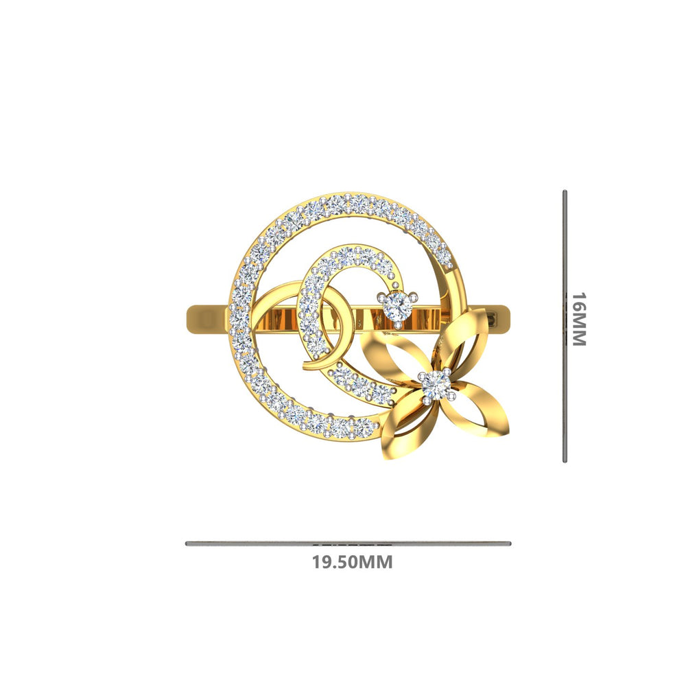 Celestial Bloom Diamond Ring