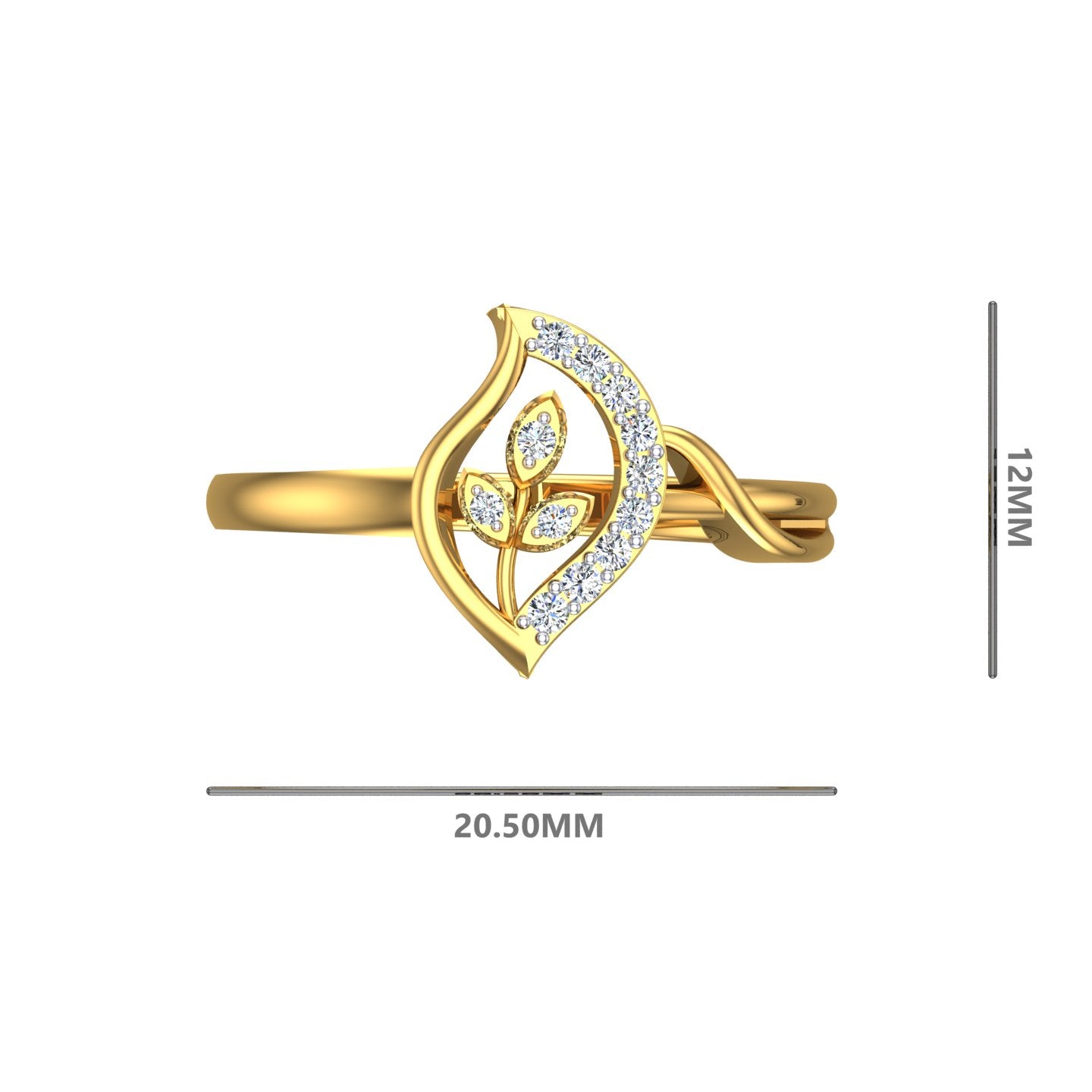 Nature's Eye Diamond Ring