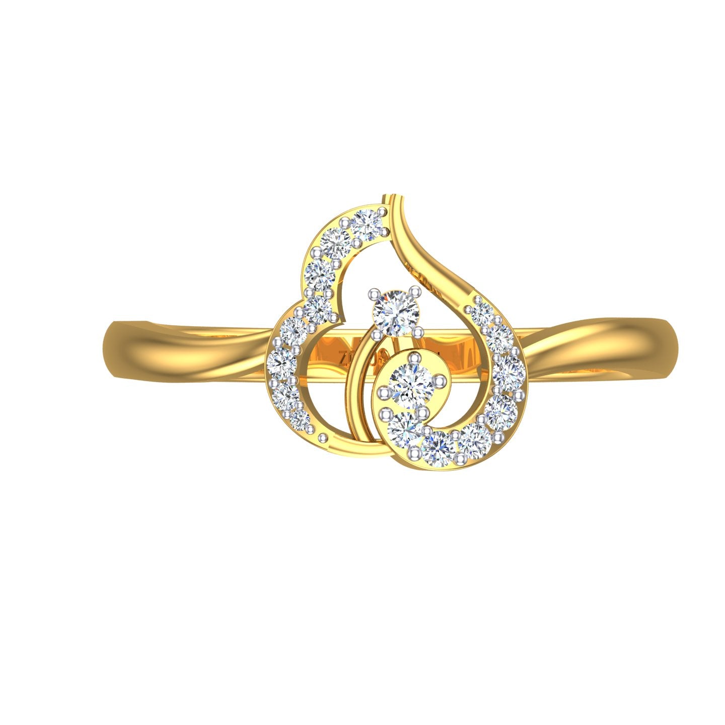 Royal Paisley Diamond Ring