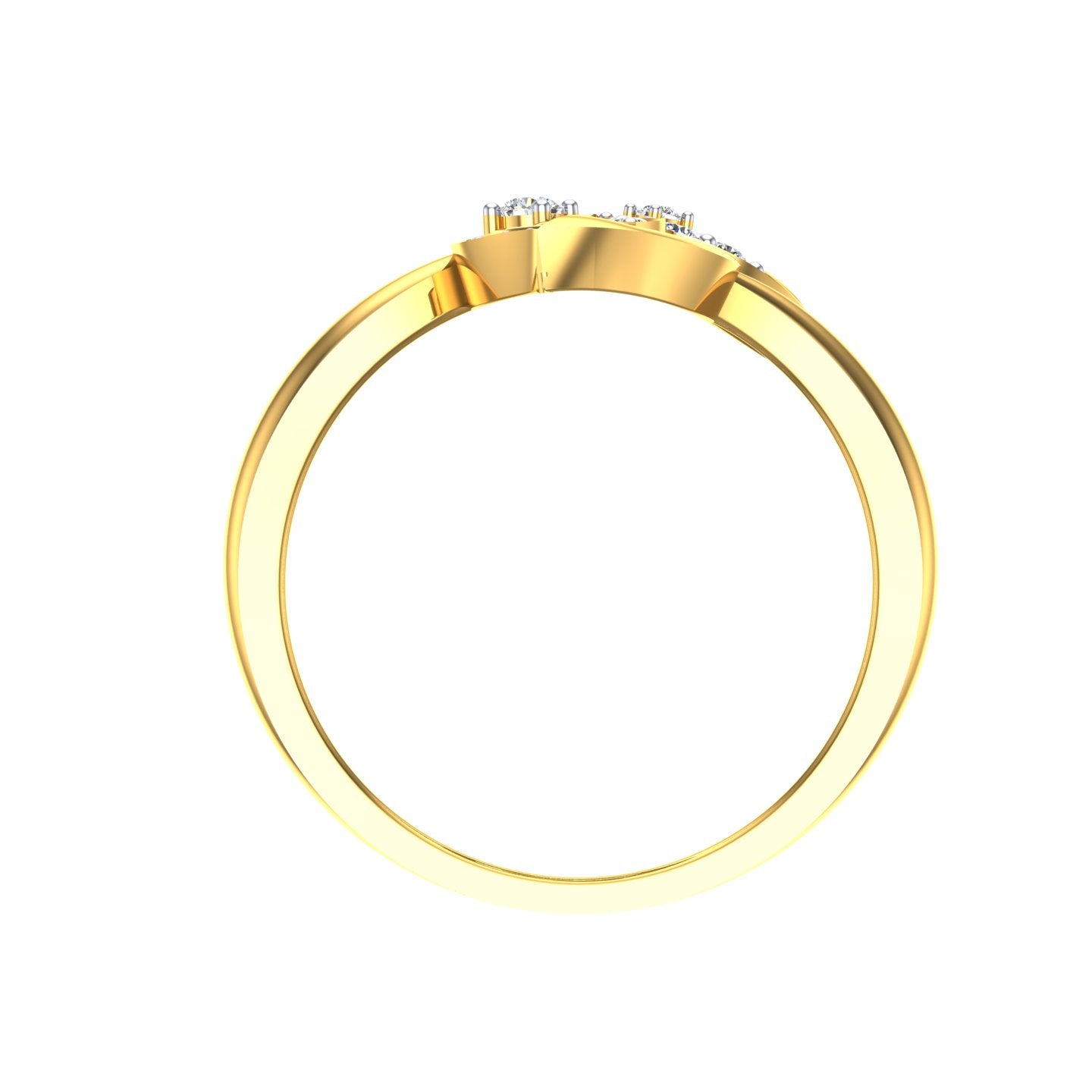 Enchanted Leaf Diamond Ring