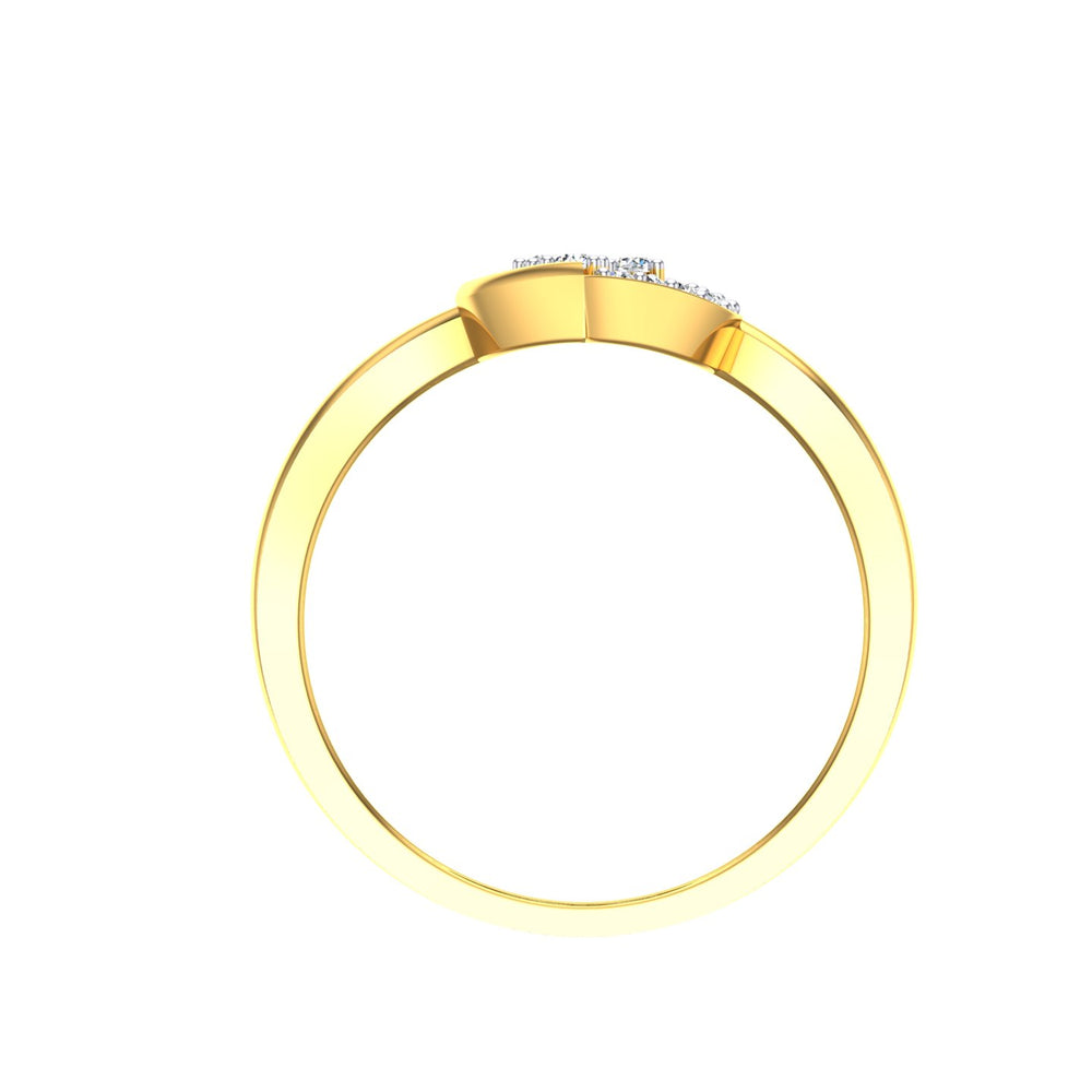 Celestial Leaf Diamond Ring