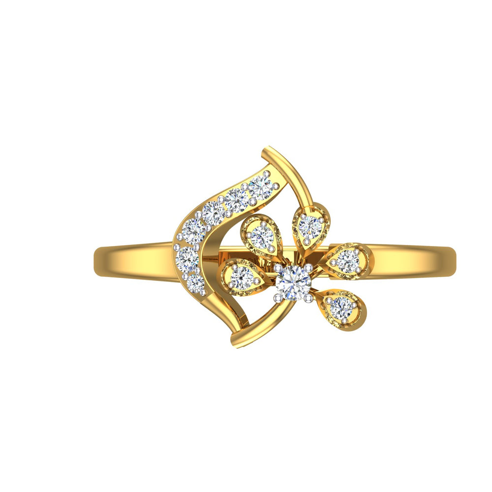 Royal Vine Blossom Ring