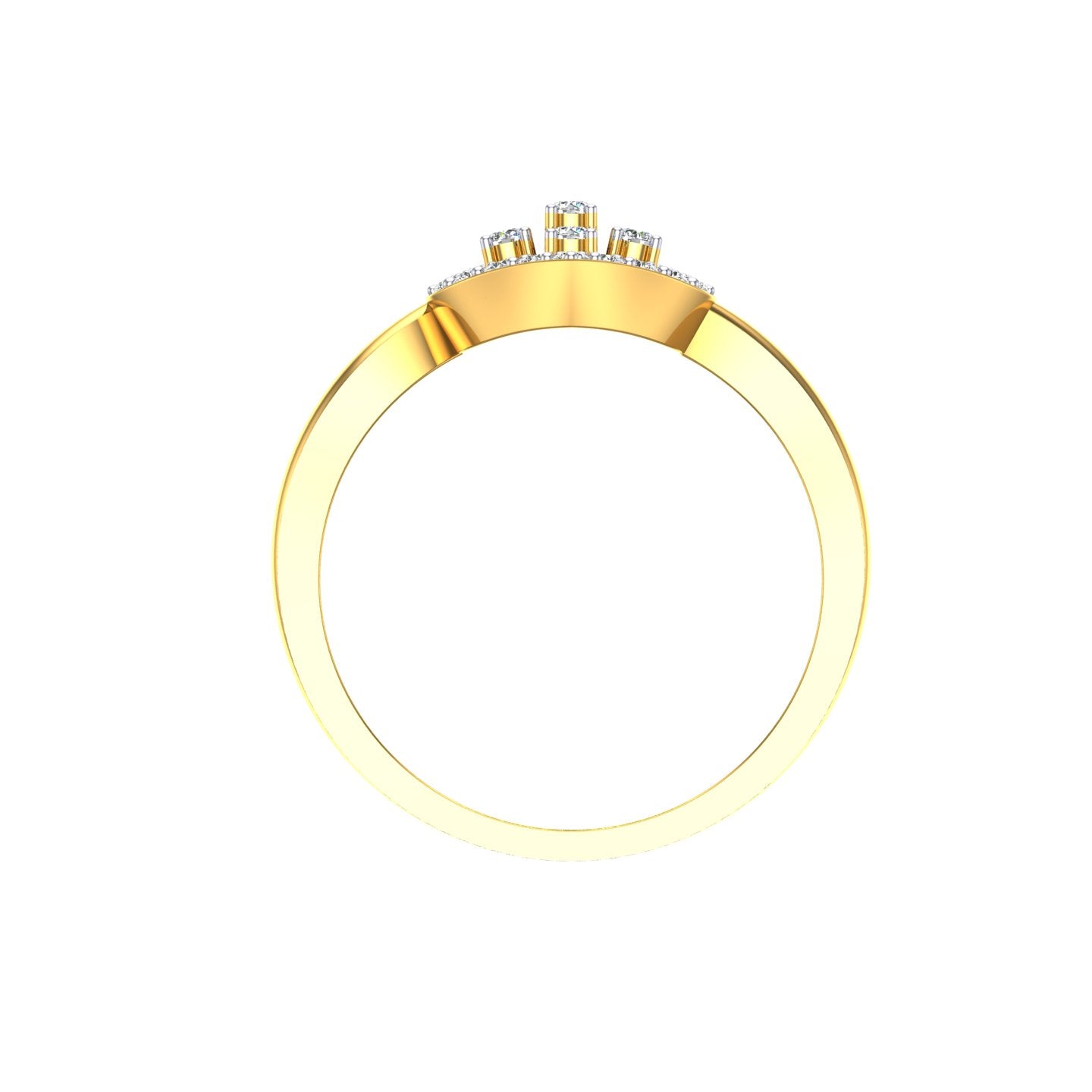 Regal Blossom Frame Ring