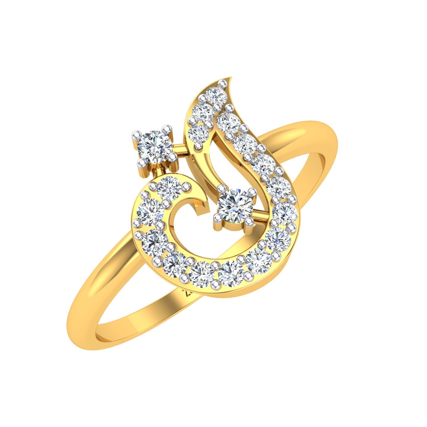 Heartflame Diamond Ring