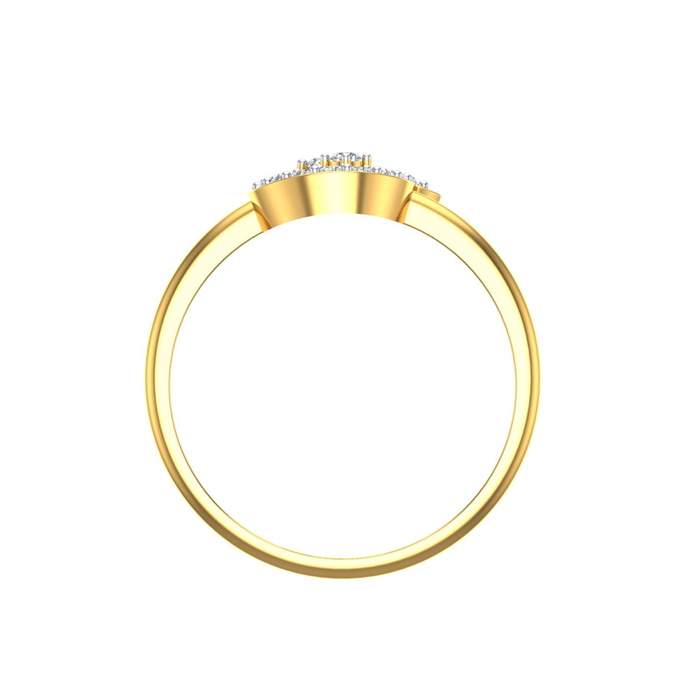Heartflame Diamond Ring