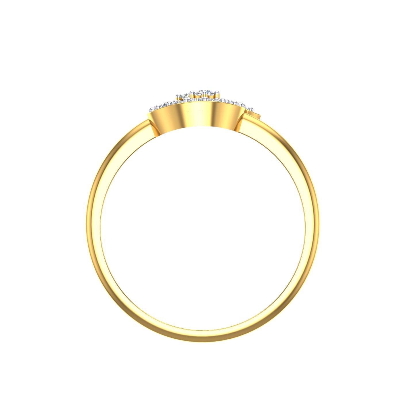 Heartflame Diamond Ring