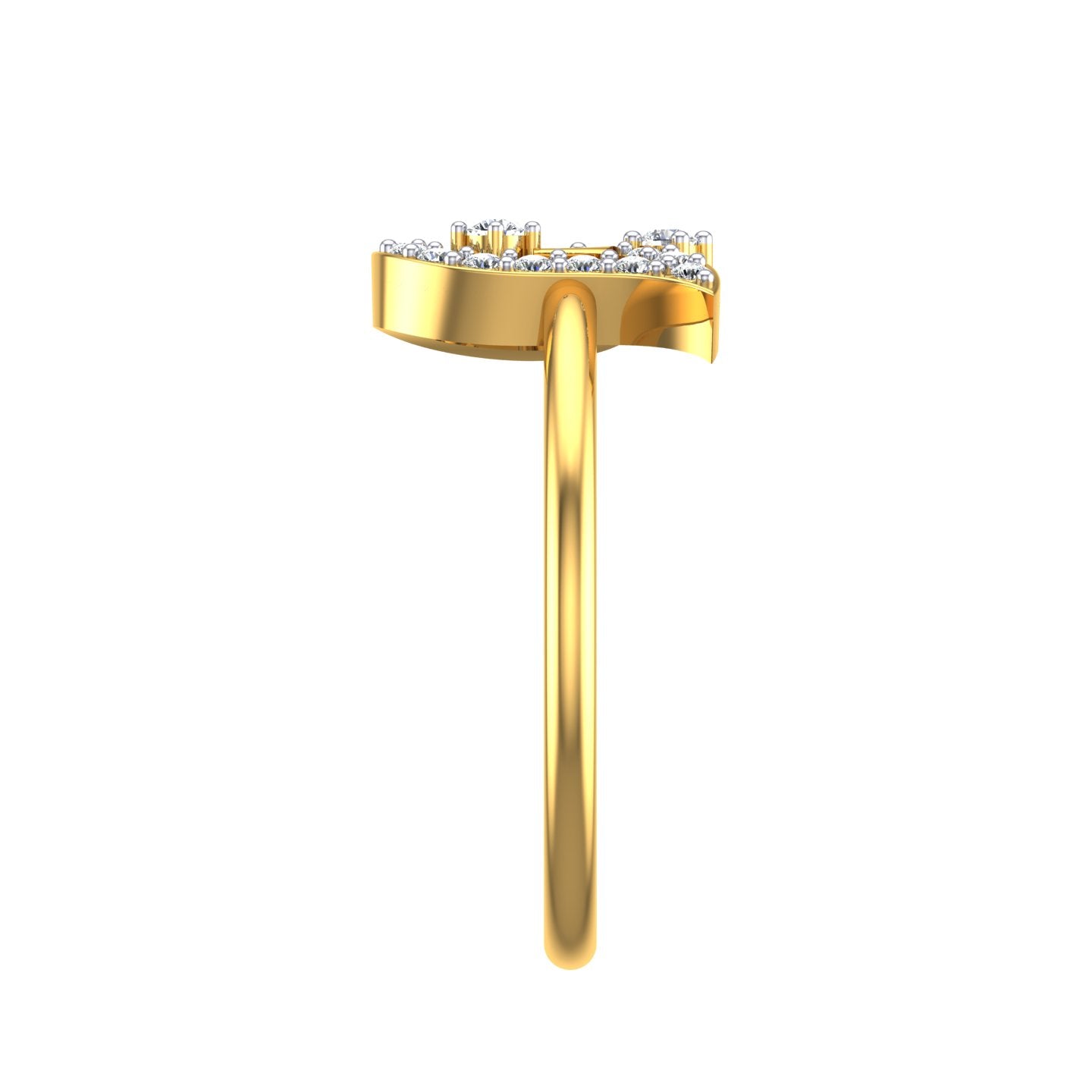 Heartflame Diamond Ring