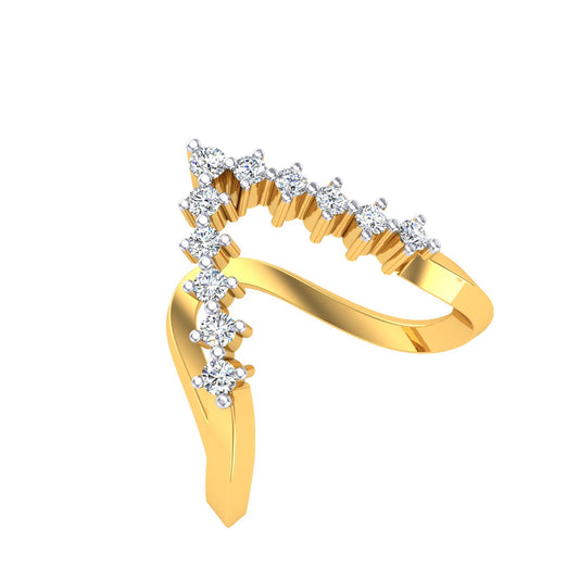 Crescent Spark Ring