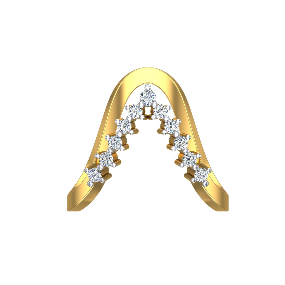 Crescent Spark Ring