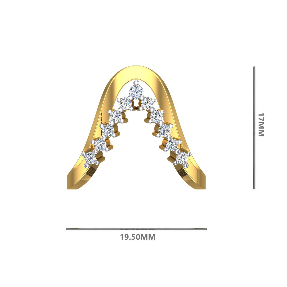 Crescent Spark Ring
