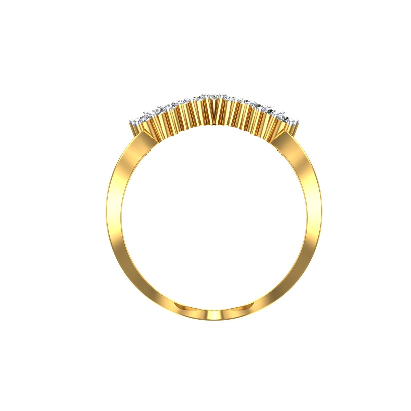 Crescent Spark Ring