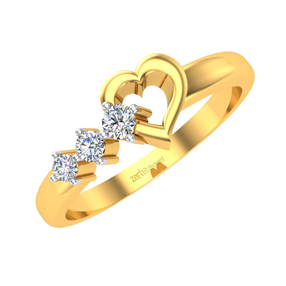 Eternal Heart Trio Ring